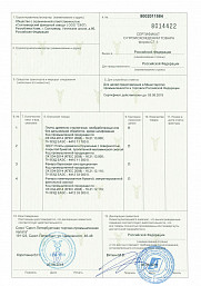 Сертификат СФЗ (ЛДСП, фанера ламинированная)